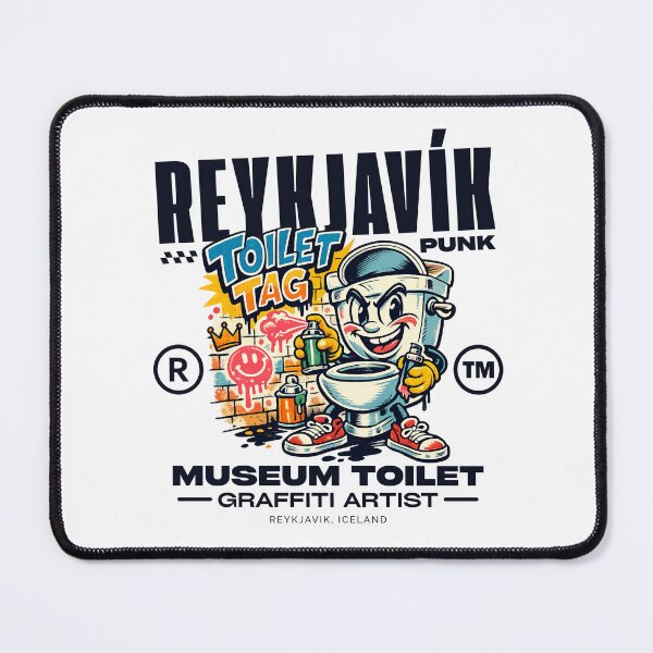 Item preview, Iceland : Reykjavik punk museum toilet graffiti artist designed and sold by Peerless-Prime.