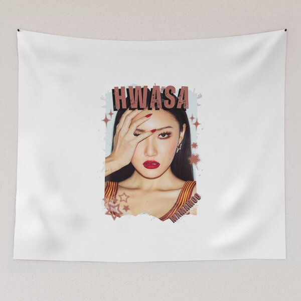 Item preview, Mamamooo Hwasa Kpop Female group Scrapbook Collage Cozy Y2K Vintage Design designed and sold by HELL0WBELLO.