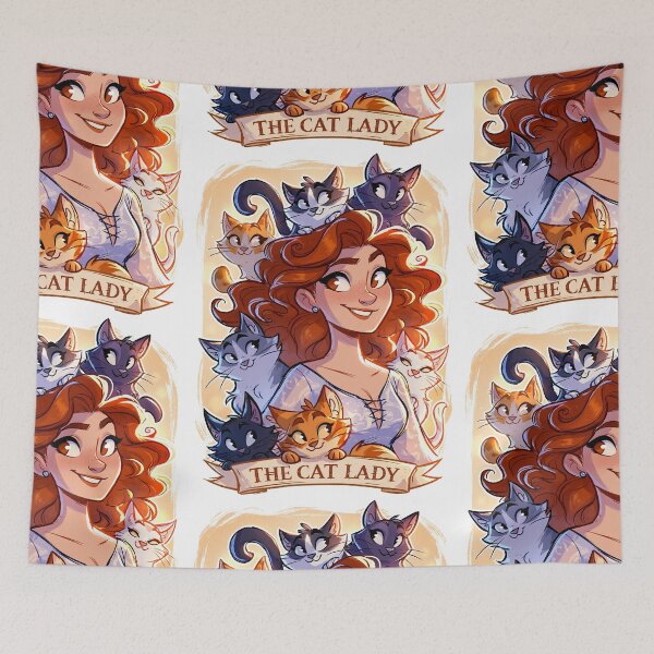 Item preview, The Cat Lady designed and sold by MendaciousMina.