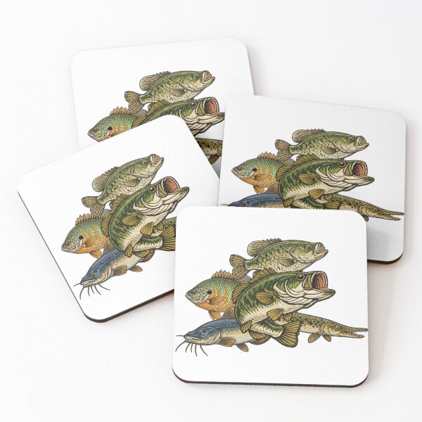 Item preview, Embroidered-Style Fish  designed and sold by TJT-GRAPHIX.