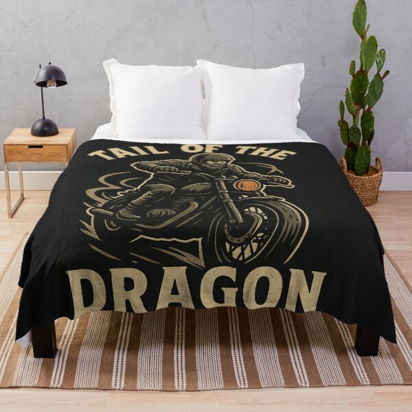 Item preview, Tail of the Dragon Motorcycle Rider | Vintage Biker Road Graphic | Retro Smoky Mountains Route 129 Moto Adventure Art designed and sold by Eclipse 3699.