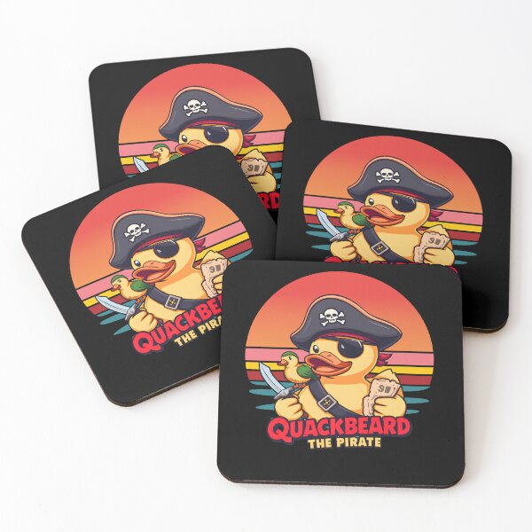Item preview, Quackbeard the Pirate – Funny Pirate Rubber Duck designed and sold by RubberQuack.