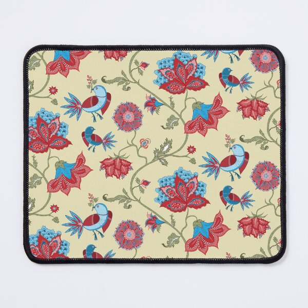 Item preview, Exotic chintz with bird - beige / multicolor designed and sold by kobyakov.