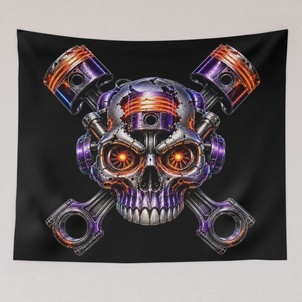 Item preview, Skull of Destroyed Engine Parts designed and sold by nikkolaus.