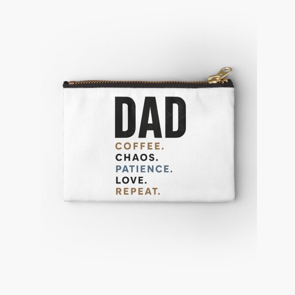 Item preview, Dad Coffee Chaos Repeat Shirt designed and sold by PINK FREE.