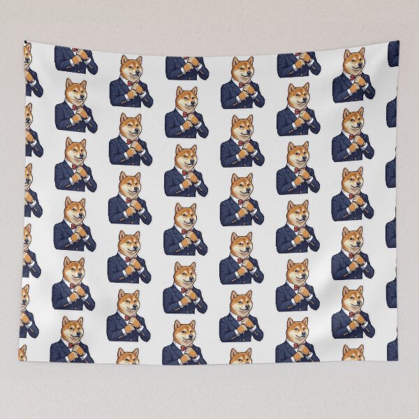 Item preview, The Distinguished Doge designed and sold by StickerRaven.