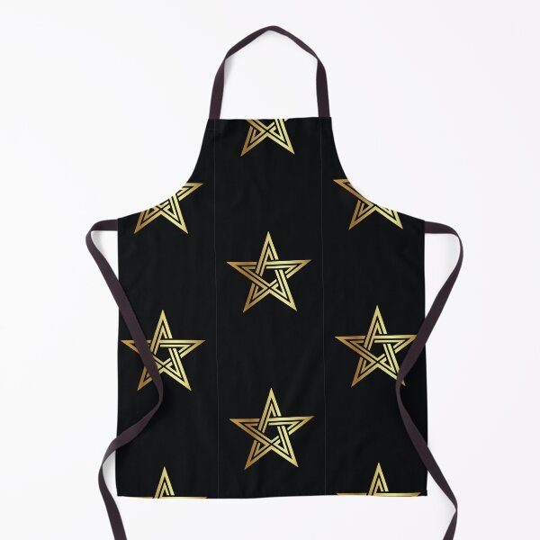 Item preview, Golden Pentagram on Black designed and sold by Aether Flow.
