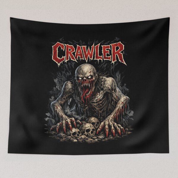 Item preview, Night Crawler Horror Creature – Creepy Urban Legend Monster designed and sold by SidTastic .