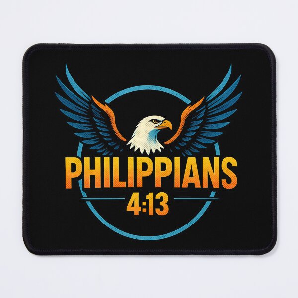 Item preview, Philippians 4:13 - Soaring on Eagle’s Wings - Christian Motivation by All43 designed and sold by All43.