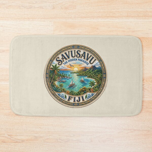 Item preview, Savusavu, Fiji – Sunset, Lagoon & Tropical Mountains designed and sold by Girih.