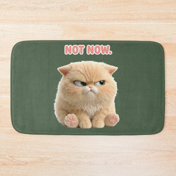 Item preview, Not Now Grumpy Cat designed and sold by MegaNovaArt.