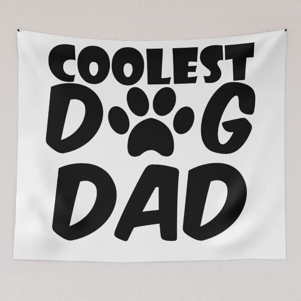 Item preview, coolest Dog Dad T-Shirt Cute Dog Lover Shirt Pet Dad Gift Paw Heart Graphic Tee Dog Owner Gift for Men designed and sold by FurAndFlaireg.