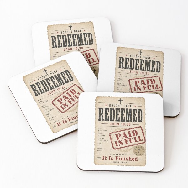 Item preview, Redeemed John 19:30 It Is Finished Paid In Full designed and sold by Oardesigns.