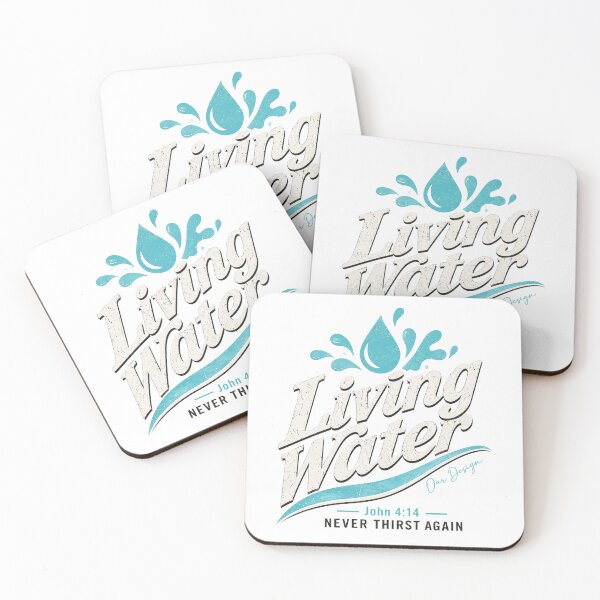 Item preview, Living Water Bible Verse John 4:14 designed and sold by Oardesigns.