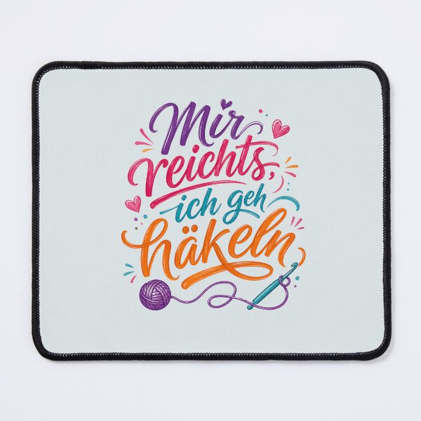 Item preview, I've had enough, I'm going to crochet - Crochet saying designed and sold by creationen-surihs.