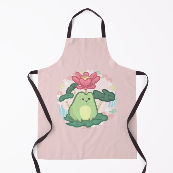 Item preview, Frog Sit Upper the Water Lily Leaf designed and sold by Khotekmei.