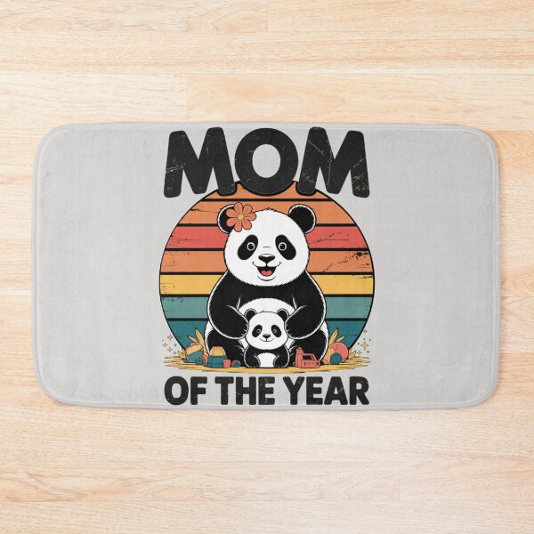 Item preview, Copy of Mom Of The Year Panda Shirt – Cute Retro Panda Mom Gift designed and sold by Biedroneczka.