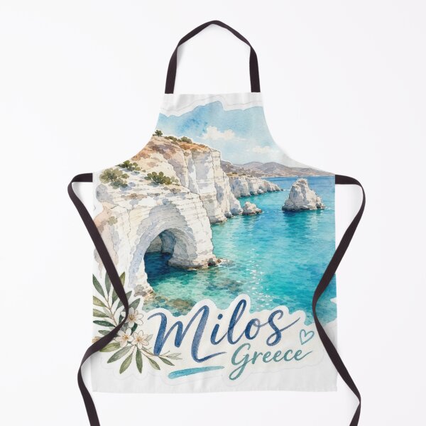 Item preview, Milos Greece Mediterranean Island Travel Sticker designed and sold by Modefissi.