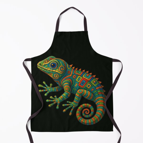 Item preview, Psychedelic Iguana Geometric Mosaic Art designed and sold by FLIP-original.