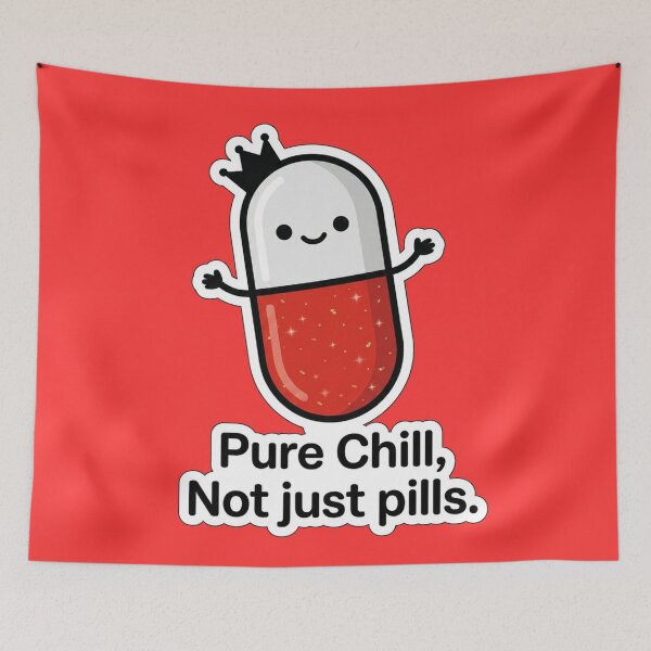 Item preview, The Chill Pill King designed and sold by StickerRaven.