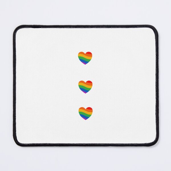 Item preview, LGBT Pride flag rainbow hearts pack designed and sold by Inspirationmotivation.