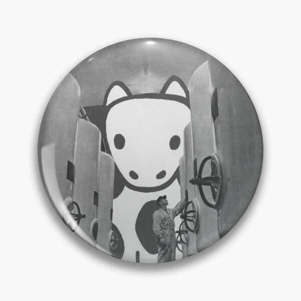 Item preview, Karma: The Milkman's Nightmare - Vegan Surrealist Collage designed and sold by Mystral Art Studio.