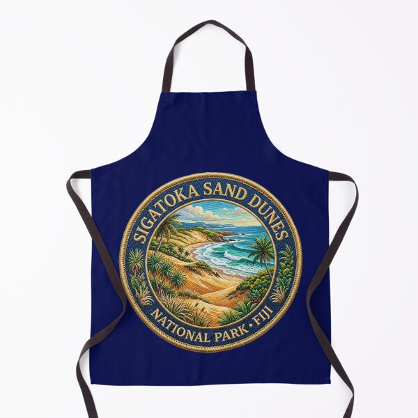 Item preview, Sigatoka Sand Dunes, Fiji – Coastal dunes, tropical vegetation & ocean waves designed and sold by Girih.