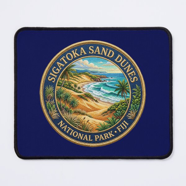 Item preview, Sigatoka Sand Dunes, Fiji – Coastal dunes, tropical vegetation & ocean waves designed and sold by Girih.