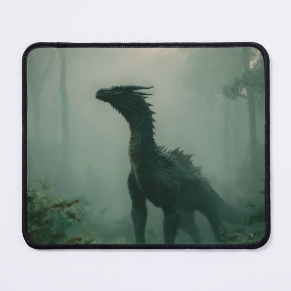 Item preview, Gothic Forest Dragon | Atmospheric Dark Fantasy Woodland Creature Art designed and sold by CosmicAnomaly.