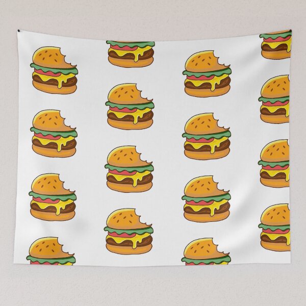 Item preview, Special cheeseburger artwork- tasty street food pop art style designed and sold by Janevivictoria.