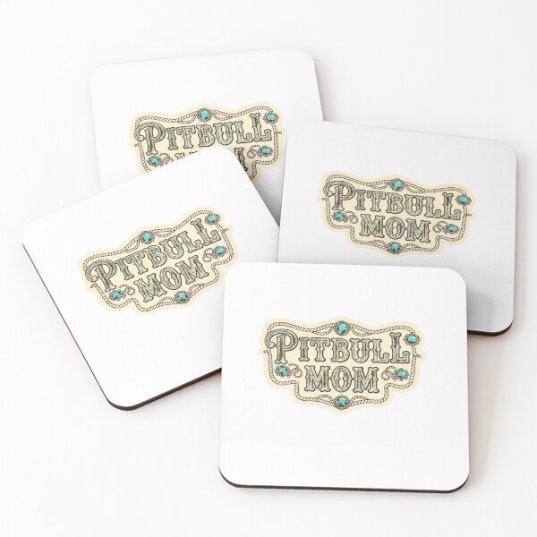 Item preview, Pitbull Mom Southwestern Turquoise - Western Rope Belt Buckle Design designed and sold by My Pitbull Place.