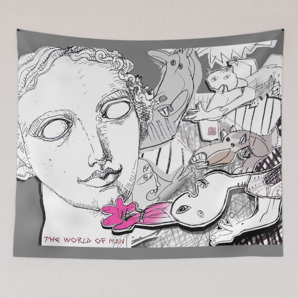 Item preview, Goddess Aphrodite - The World of Man (drawing by ACCI)  designed and sold by VanyssaGraphics.