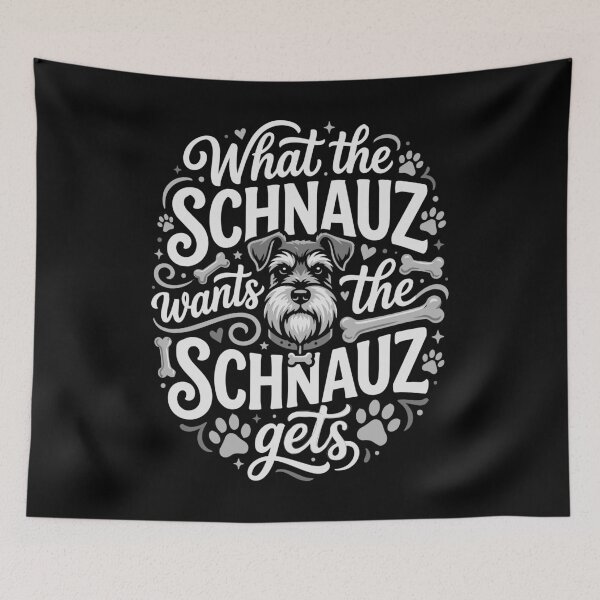 Item preview, What the Schnauz Wants Schnauzer Dog Parent designed and sold by AntiqueImages.