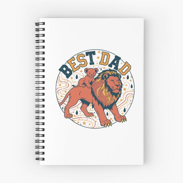 Item preview, Best Dad Lion Duo Circle designed and sold by Stellar Geometry.