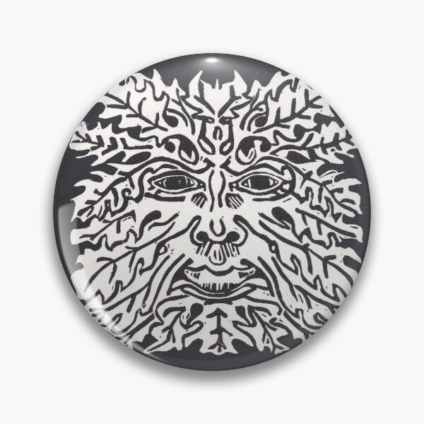Item preview, Green Man lino print designed and sold by ChloeBirnie.
