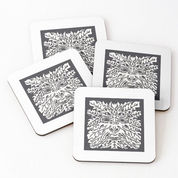 Item preview, Green Man lino print designed and sold by ChloeBirnie.