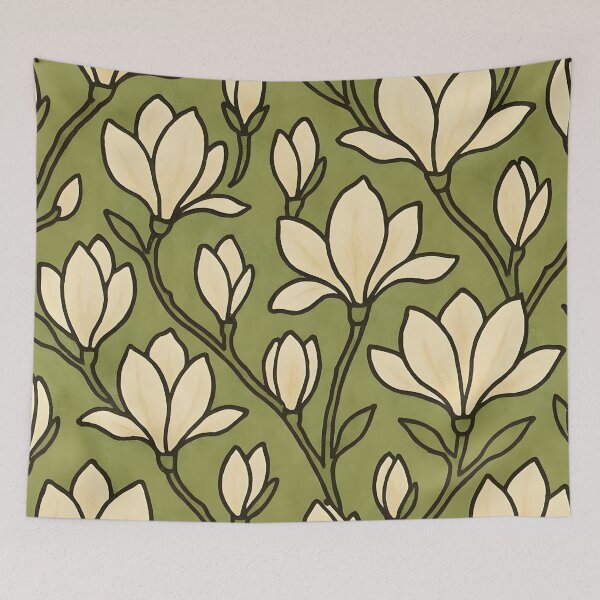 Item preview, Magnolia Flowers  designed and sold by GraphicsClub.