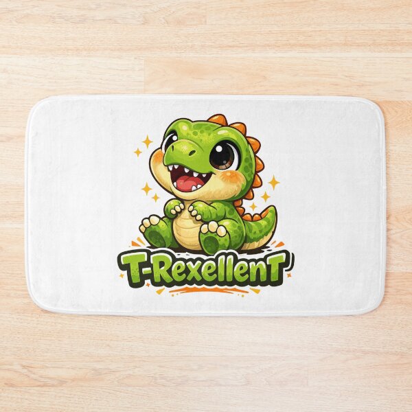 Item preview, Cute Baby T-Rex T-Rex Excellent Dino Pun designed and sold by Pineapple-Tree.