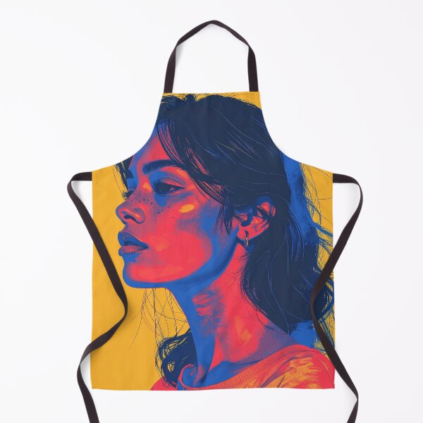 Item preview, Stylish Colorful Female Portrait Pop Aesthetic designed and sold by BetweenForms.