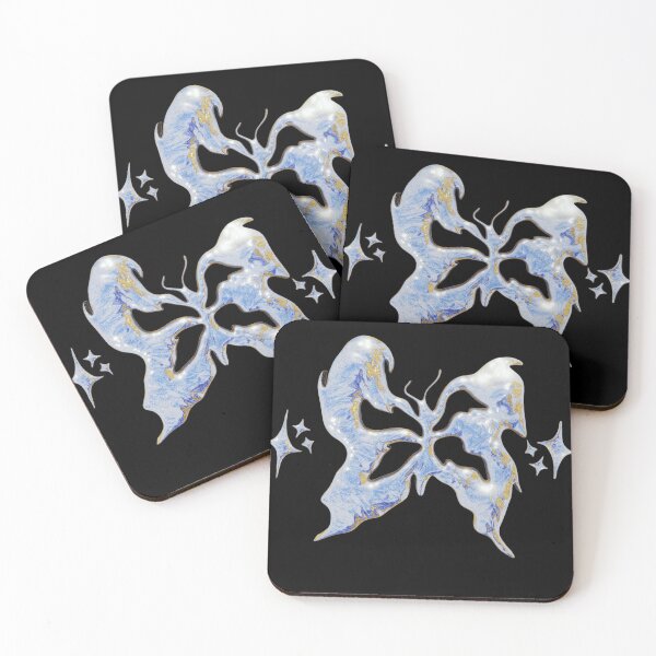 Item preview, Futuristic Silver Butterfly Aesthetic designed and sold by Rawafi Art Studio.