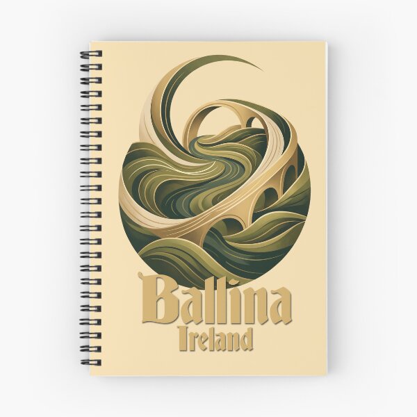 Item preview, Paisaje abstracto de Flujo Esmeralda de Ballina designed and sold by MythicCotton.