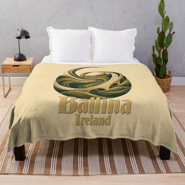 Item preview, Emerald Flow Abstract Ballina Landscape designed and sold by MythicCotton.