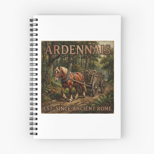 Item preview, Ardennais Horse Vintage Equestrian Heritage Art designed and sold by DuckOddity.