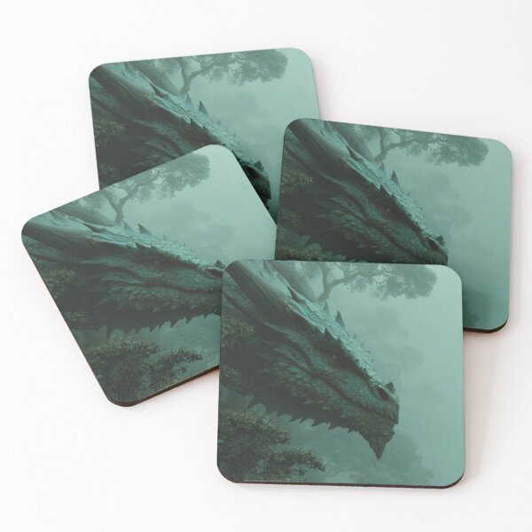 Item preview, Ancient Forest Dragon | Atmospheric Dark Fantasy Woodland Creature Art designed and sold by CosmicAnomaly.