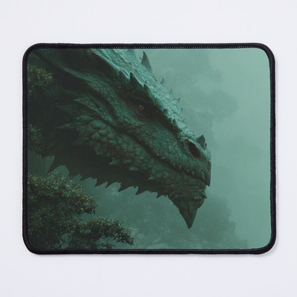 Item preview, Ancient Forest Dragon | Atmospheric Dark Fantasy Woodland Creature Art designed and sold by CosmicAnomaly.