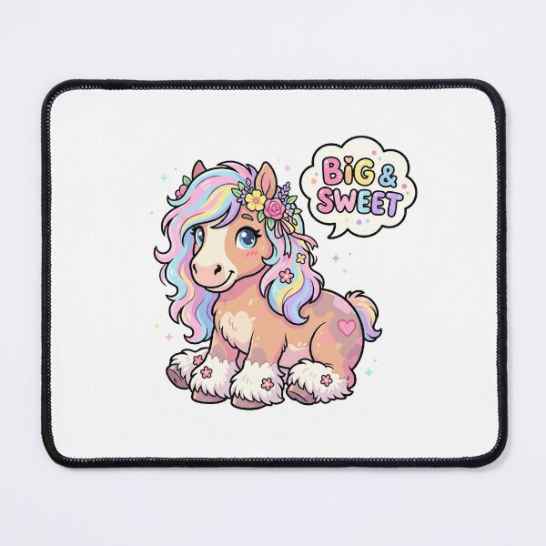 Item preview, Ardennais Horse Cute Chibi Draft Horse Art designed and sold by DuckOddity.