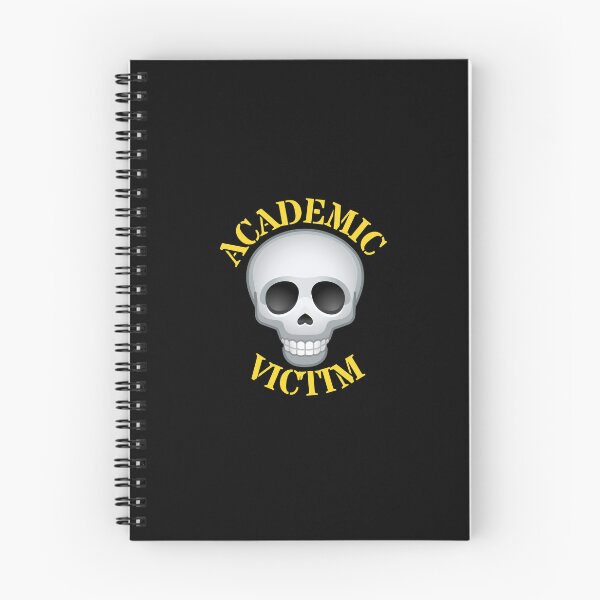 Item preview, Academic Victim Skull Tee designed and sold by MoodCorner.