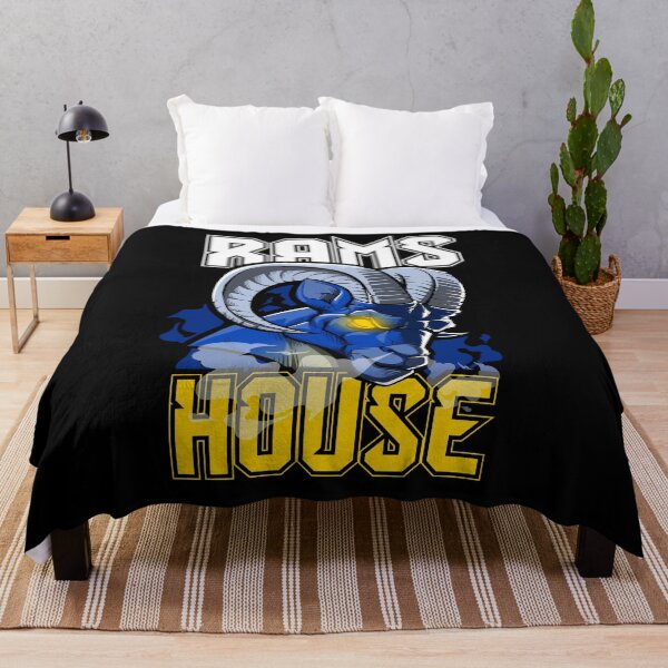 Item preview, Rams House Spirit - Blue and Gold Ram Mascot Illustration designed and sold by Canache.