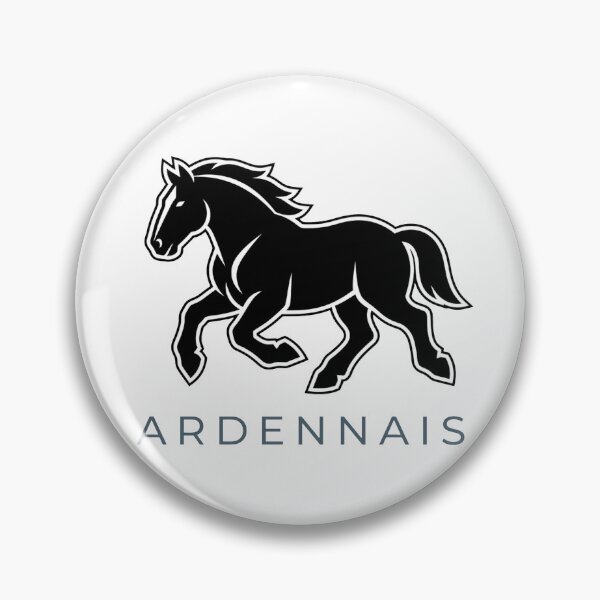 Item preview, Ardennais Horse Modern Minimalist Power Art designed and sold by DuckOddity.