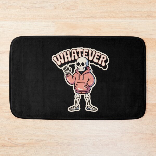 Item preview, Whatever Skeleton Sticker | Cute Funny Gothic Skeleton Design designed and sold by Raw Tigers.